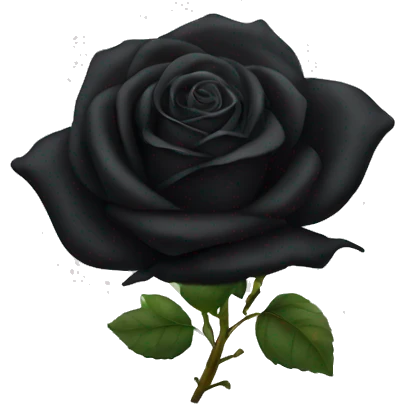 black rose emoji