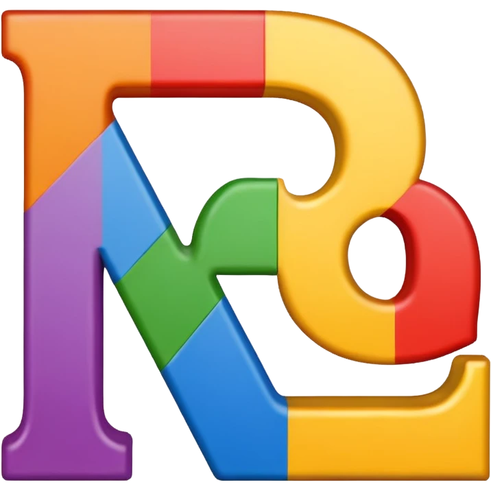painting of the letters n, i, g, g, a in a row emoji