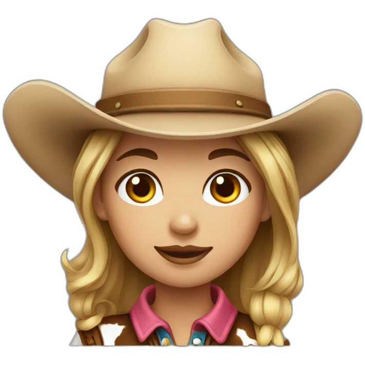 Cow girl emoji