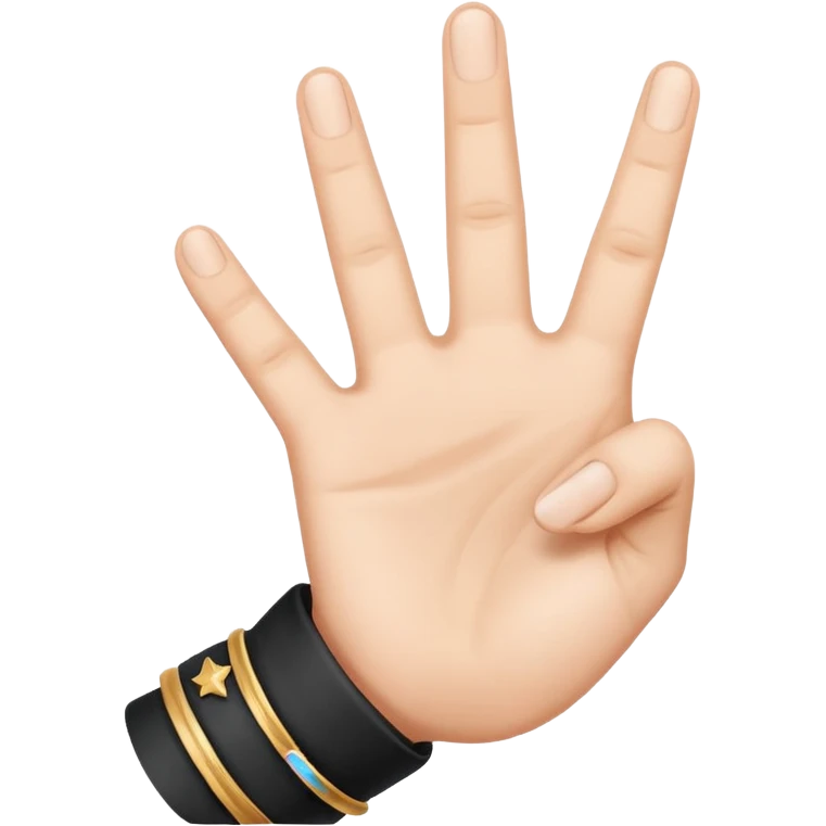 Three-finger salute emoji