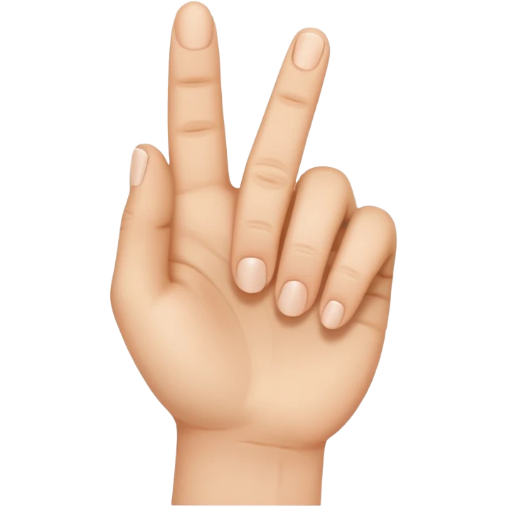 검지손가락만 피고 있는 손 emoji