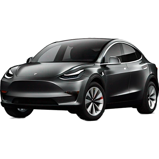 Tesla model Y dark grey emoji