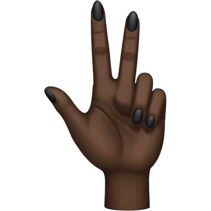 emoji TOK hand pointing numbers emoji