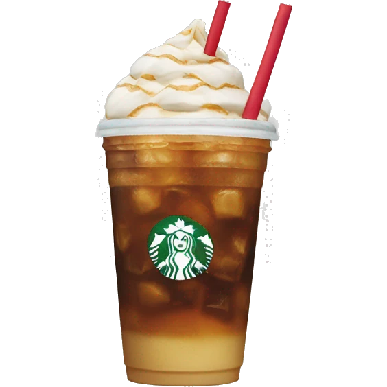 Starbucks iced amricano emoji