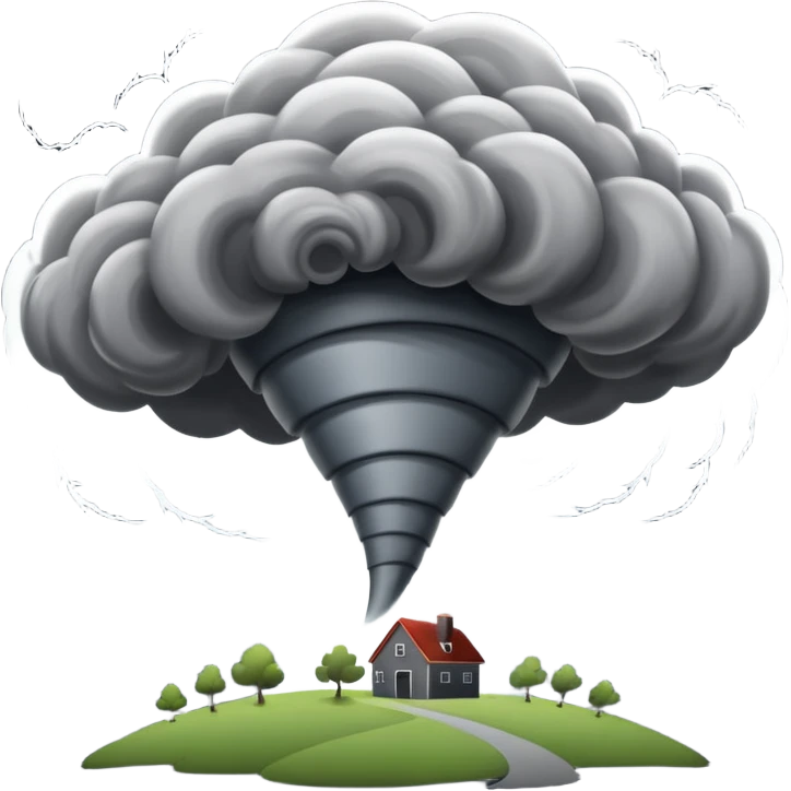 tornado emoji