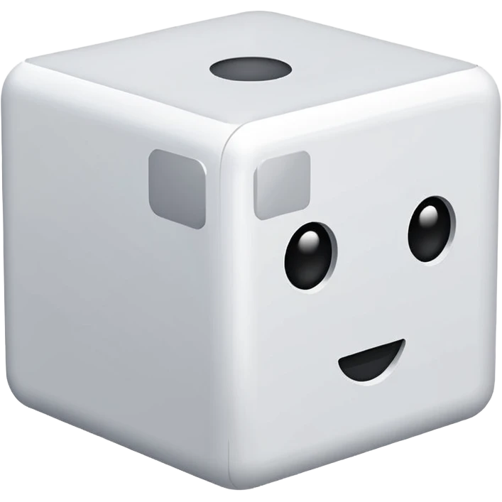 white cube emoji