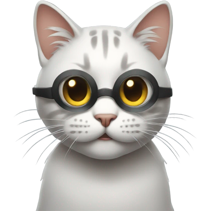 Extremely cool cat emoji