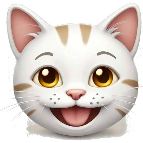 cute grin cat emoji