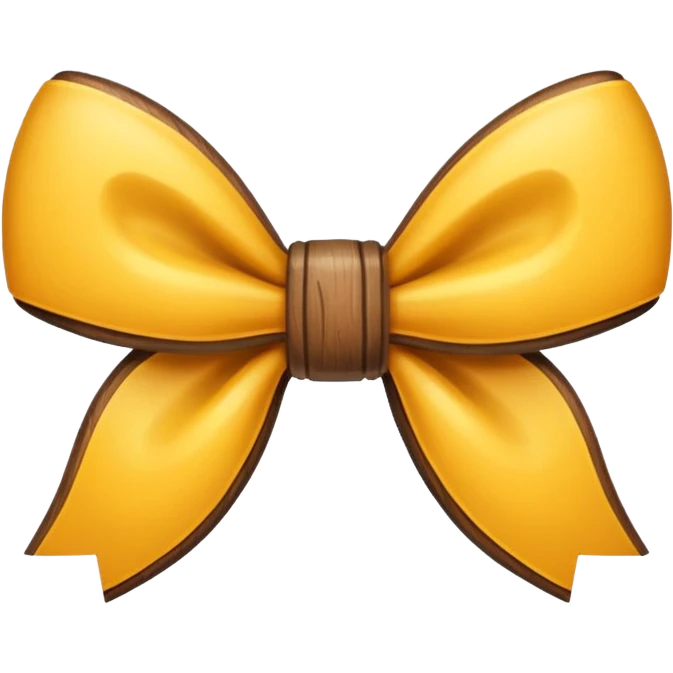 Realistic bow emoji