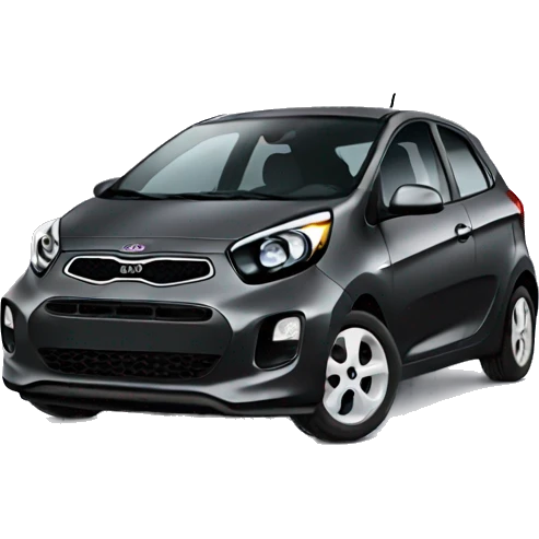 Dark grey Kia picanto  emoji