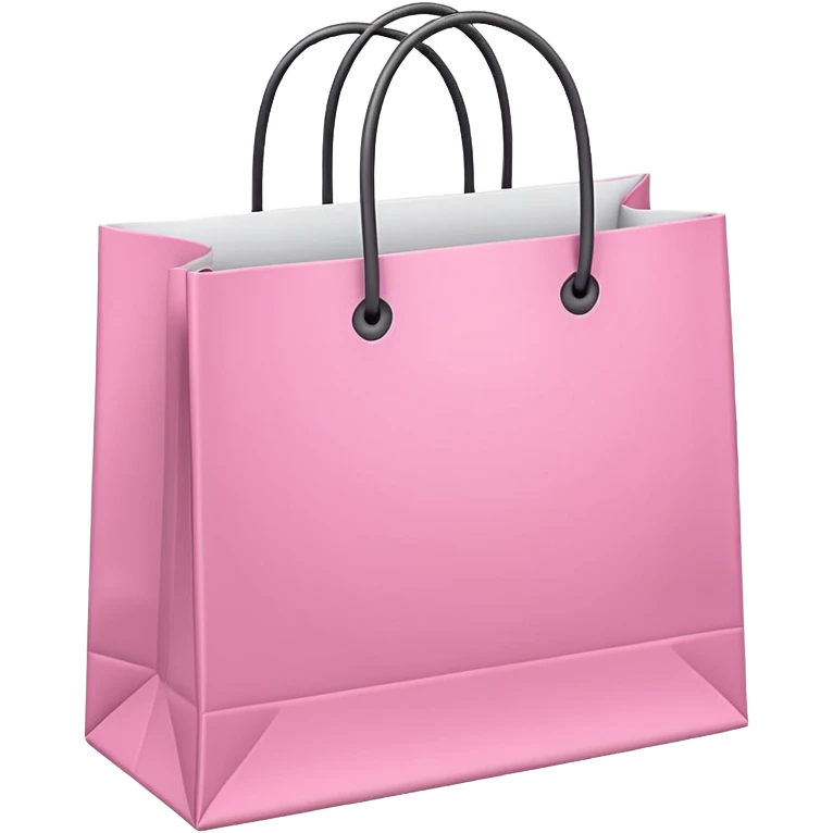 shopping pink bags emoji