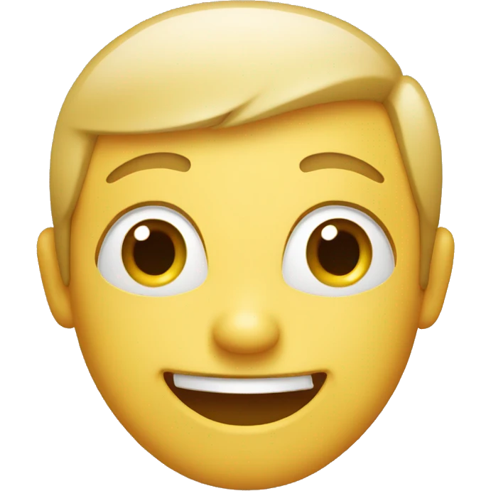 Happy face emoji