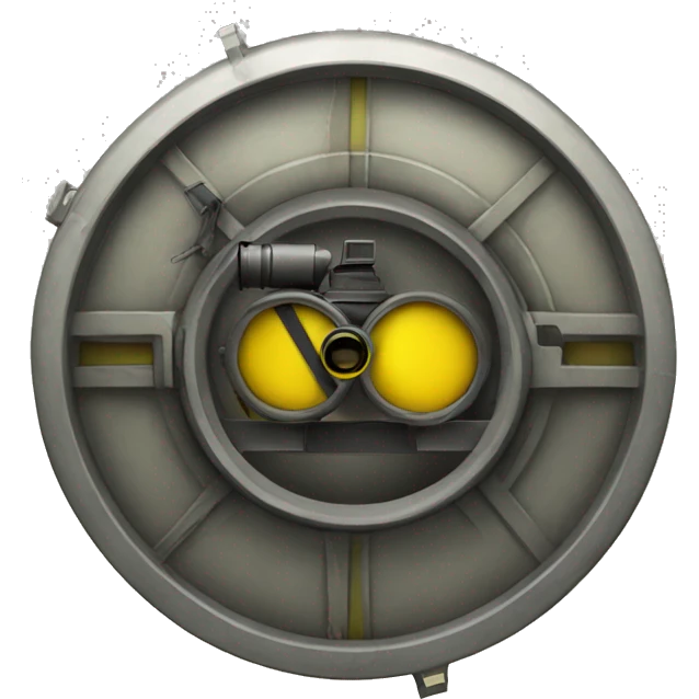 Large styled yellow letters "NMS", behind the letters is a sniper scope emoji
