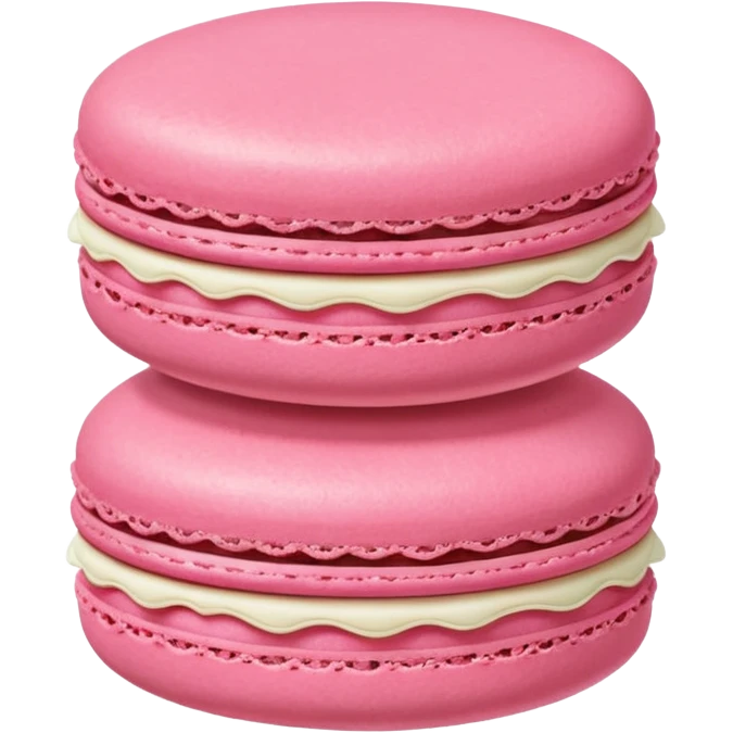 pink macaron  emoji
