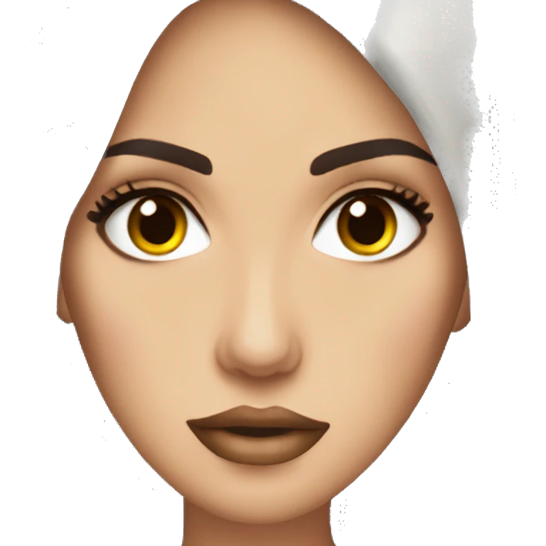 Megan fox emoji dark brown eyes emoji