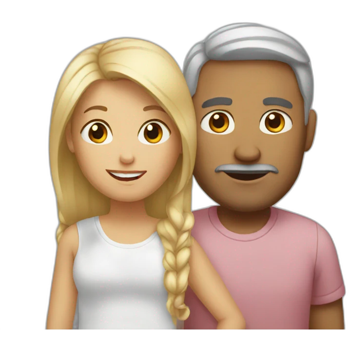 white parents emoji