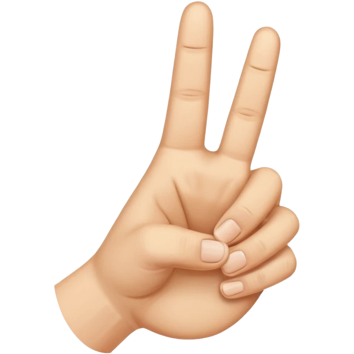 
Hand with Index Finger and Thumb Crossed emoji
