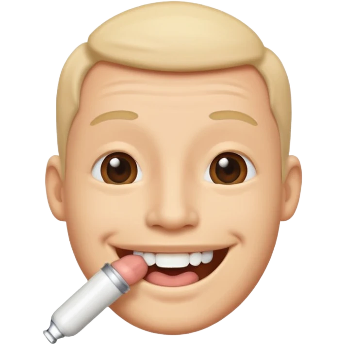 Penis in mouth emoji