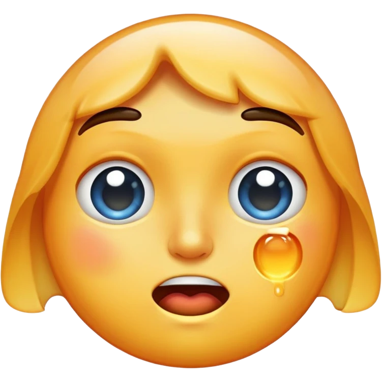 Face hot emoji
