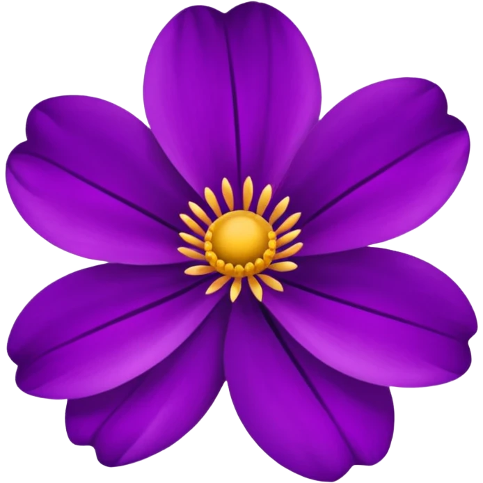 beautiful purple flower emoji