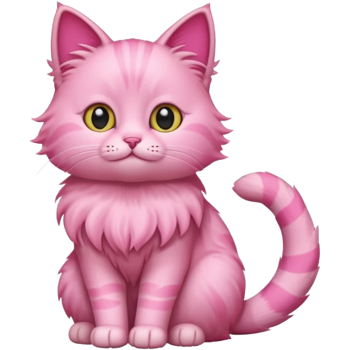 Pink cat emoji