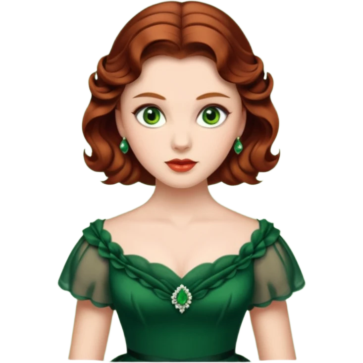 Scarlett O'Hara emoji