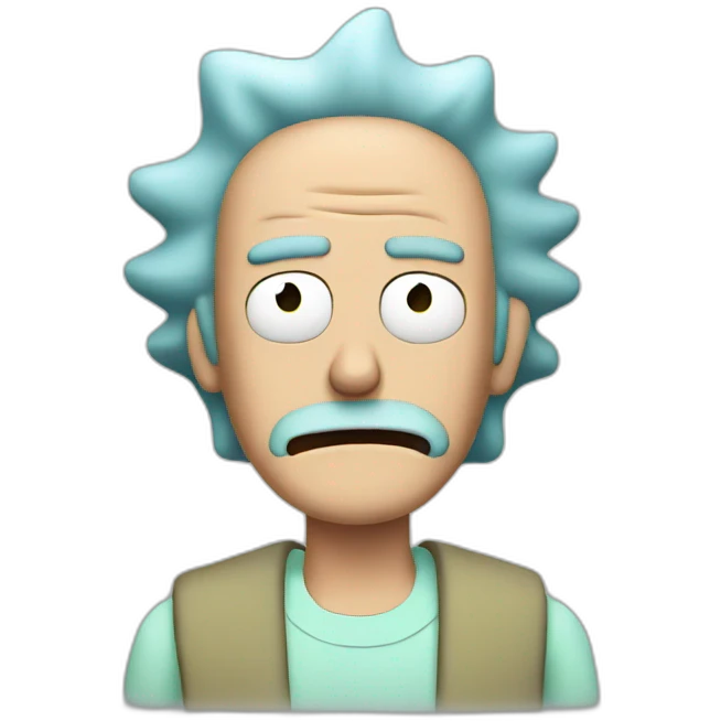 Rick from Rick and Morty emoji