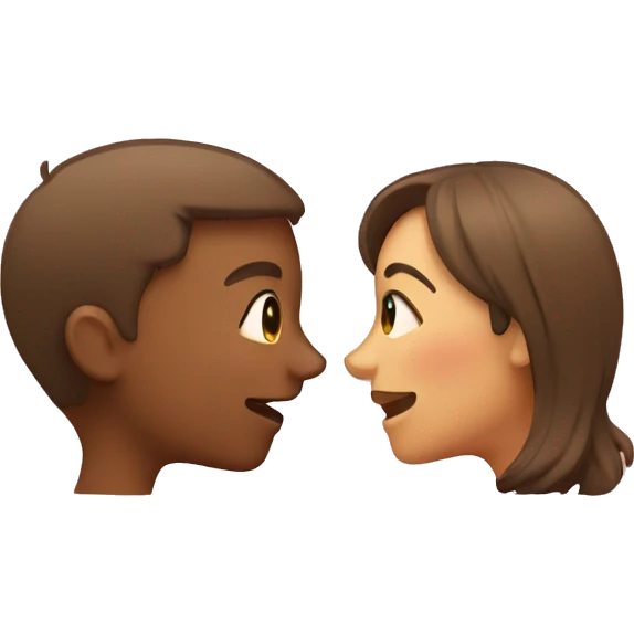 giving kissing and laughing emoji