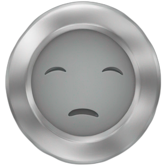 Corona plateada emoji