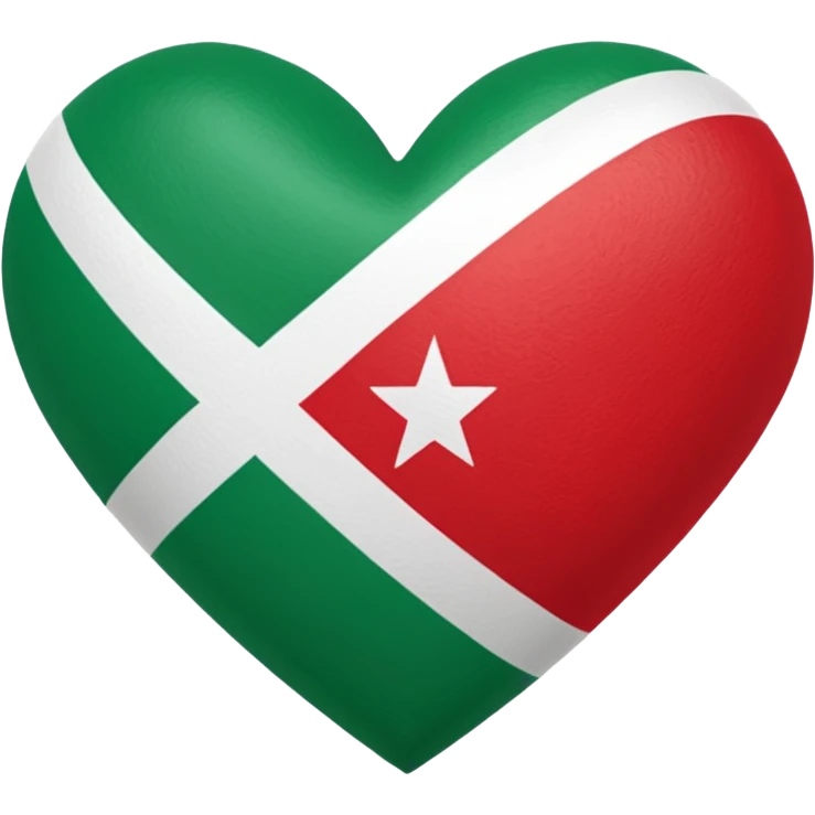 Somaliland flag emoji, heart-shaped emoji