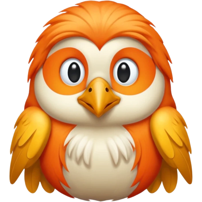  long haired bird emoji