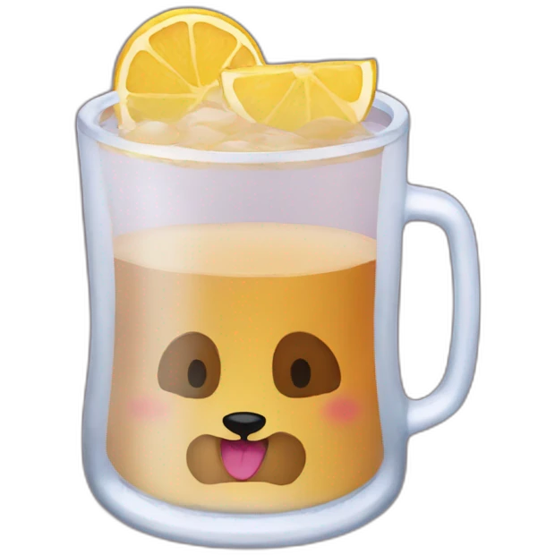 Hoda drink bear emoji