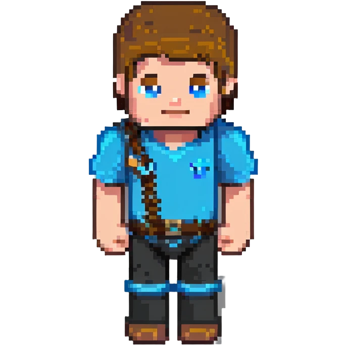 Minecraft Steve character emoji