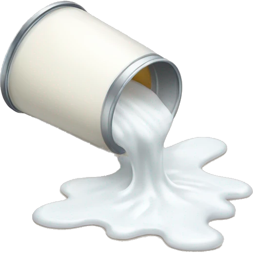 spilled milk on its side emoji