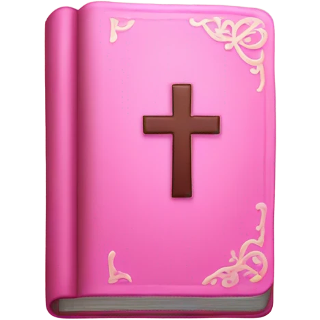 pink Bible  emoji