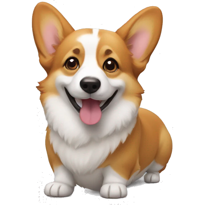 Corgi cunning emoji