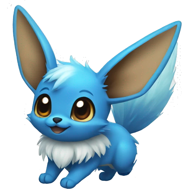 Blue fly eevee emoji