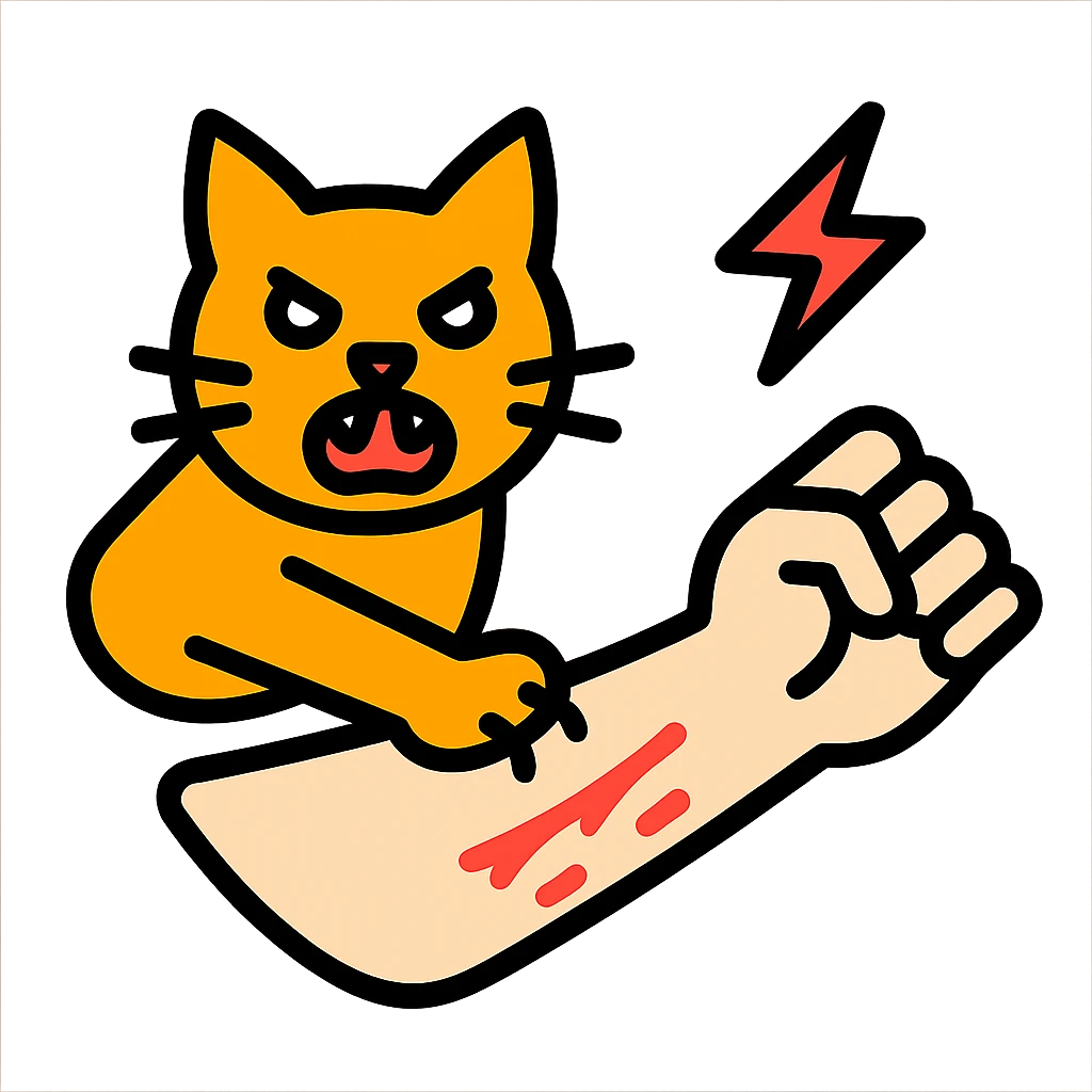cat attack emoji