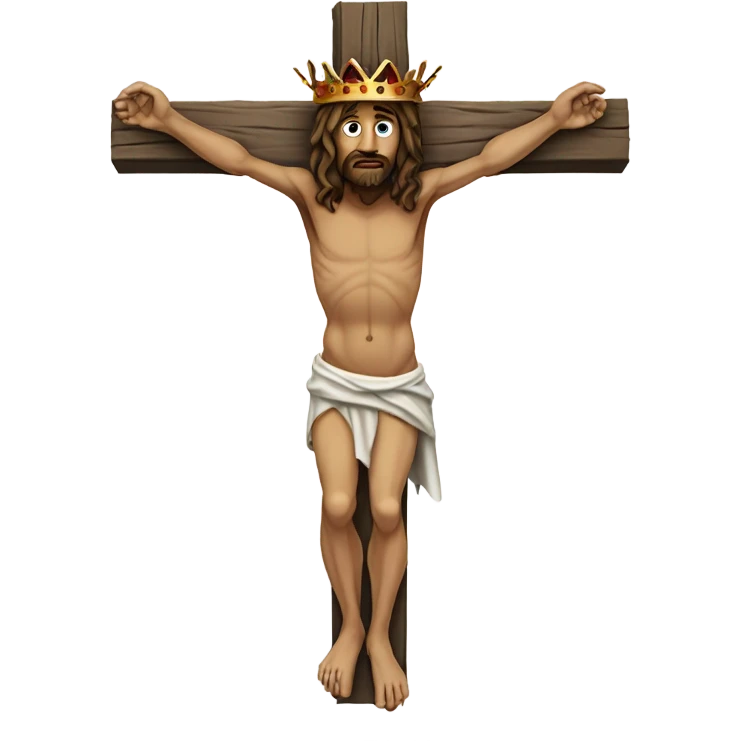 Jesus on the cross emoji