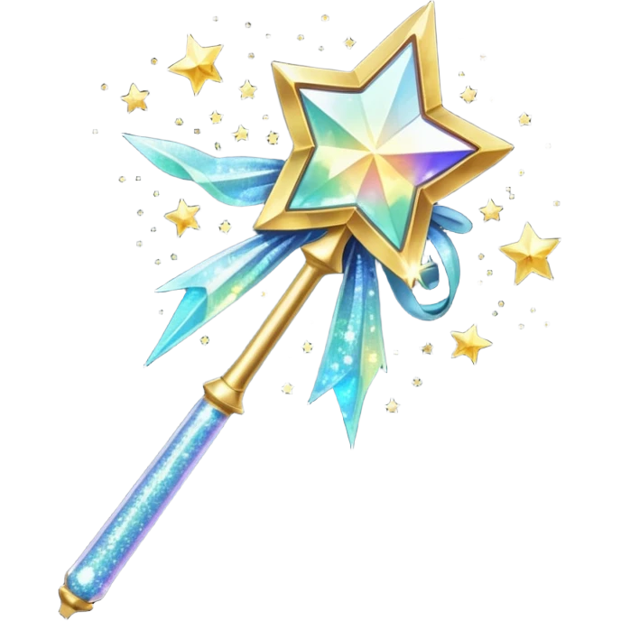 glitter magic wand emoji