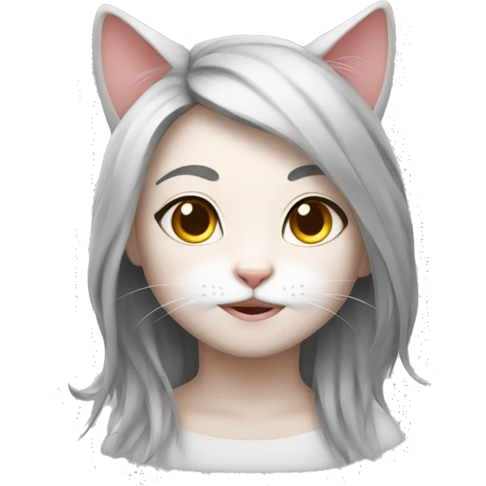 Girl cat emoji