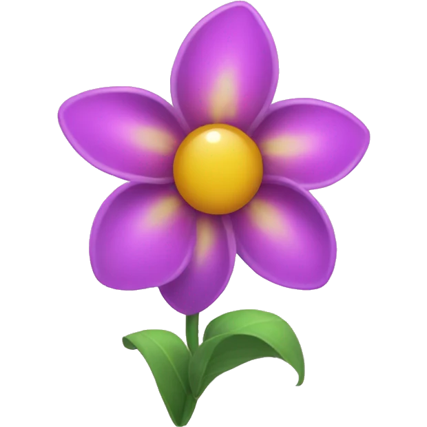 Magical flower emoji