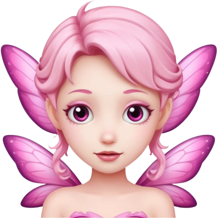 Pink fairy  emoji