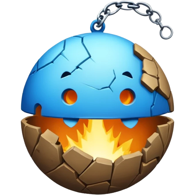 The world that has a wrecking ball through it⚽️  emoji