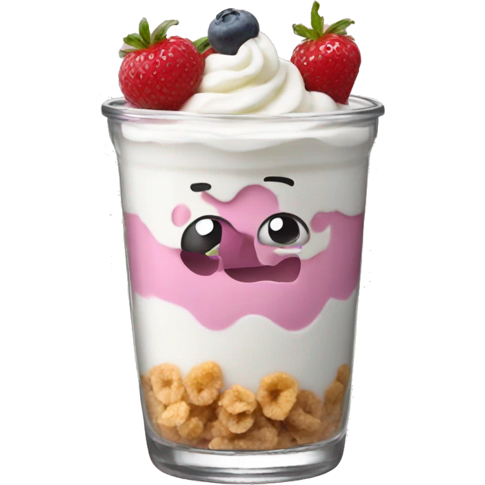 Yogurt parfait  emoji