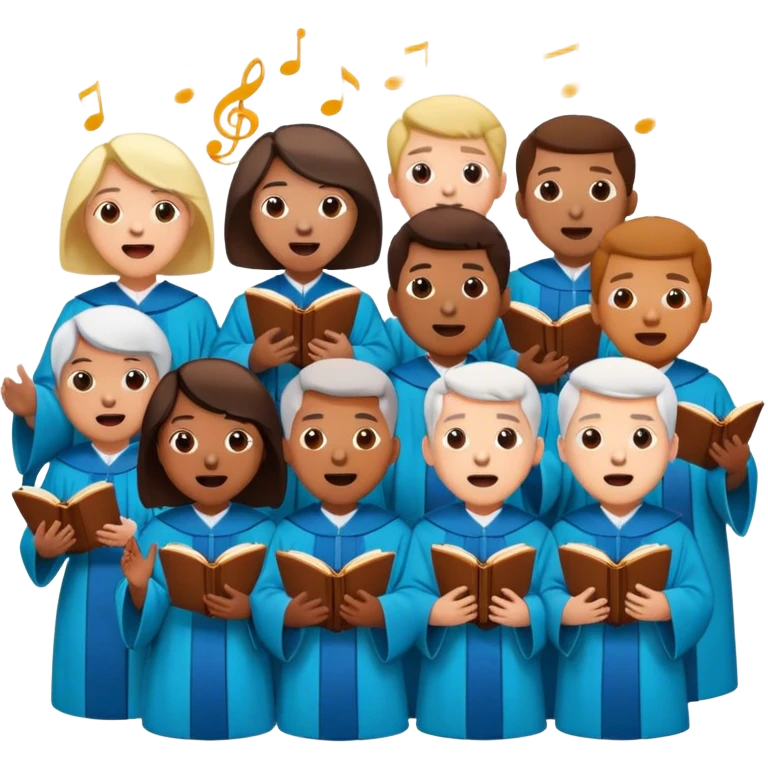 small adult choir emoji