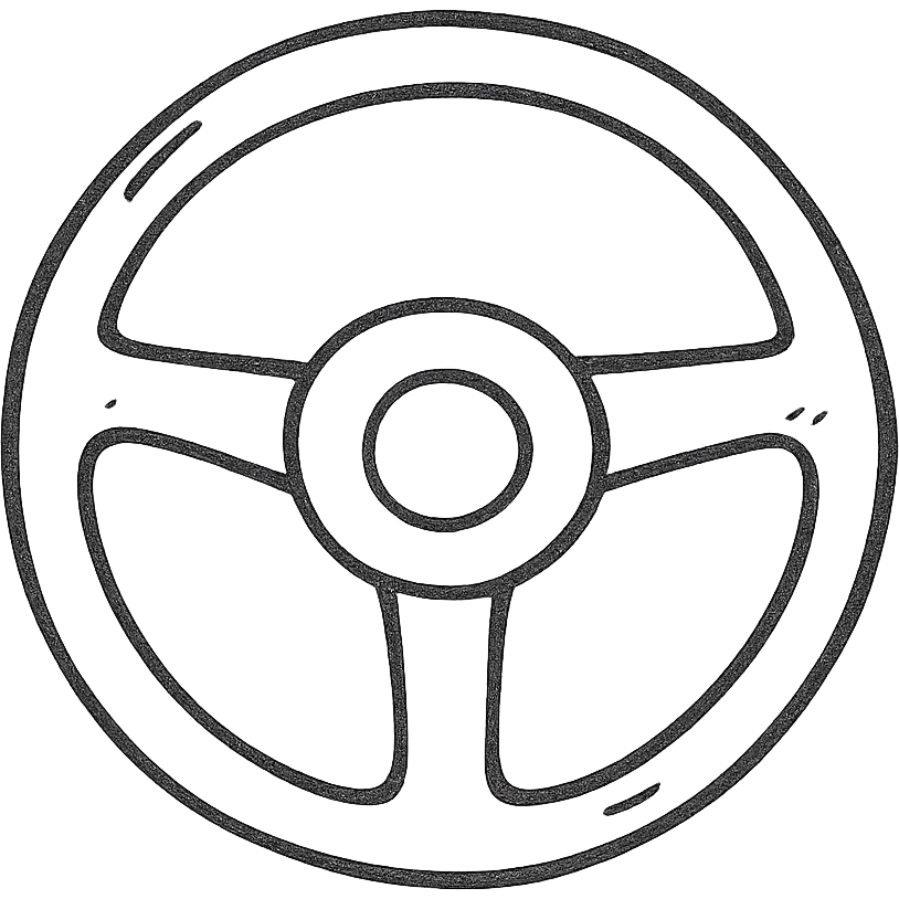 steering wheel emoji