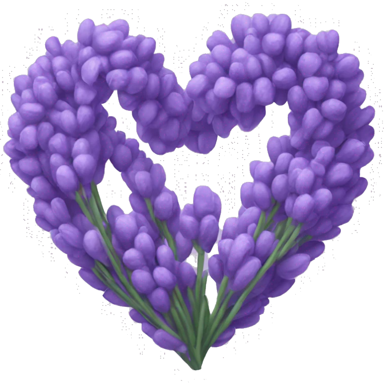 lavander heart emoji  emoji