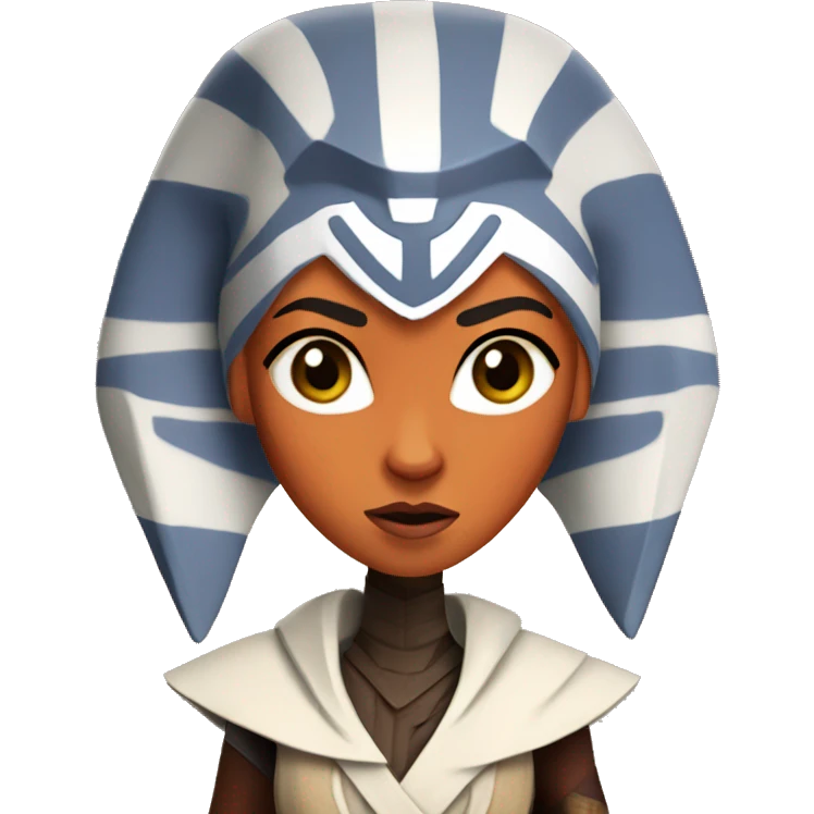 Ahsoka from Star wars emoji