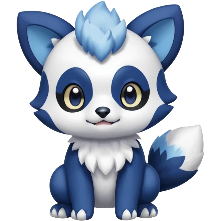 Pancham-Oshawott-Meowstic-Fakémon-fusion-creature  emoji